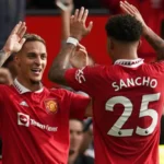 Anthony and Jadon Sancho playing together for Man United