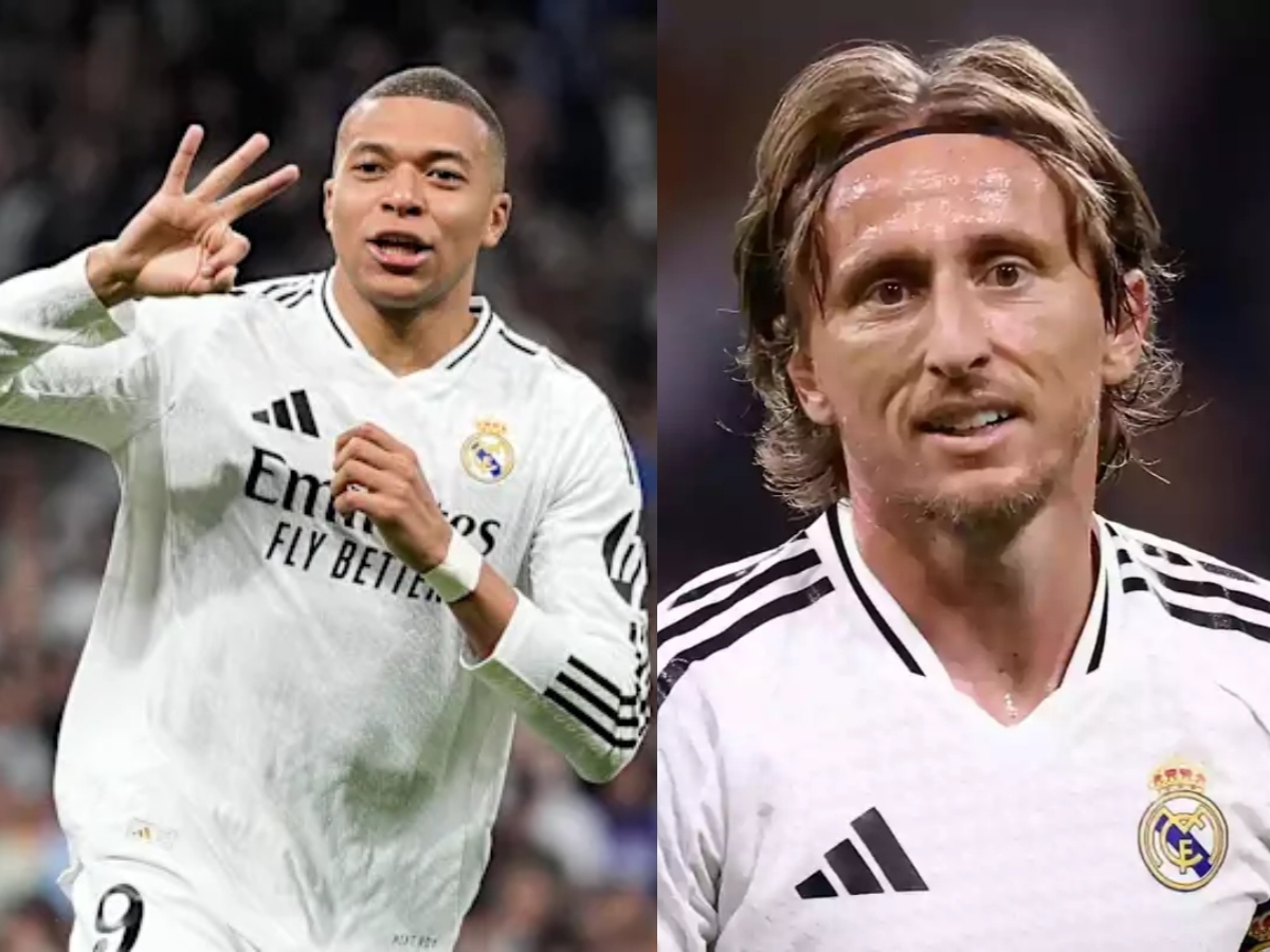 Luka Modric Kylian Mbappe
