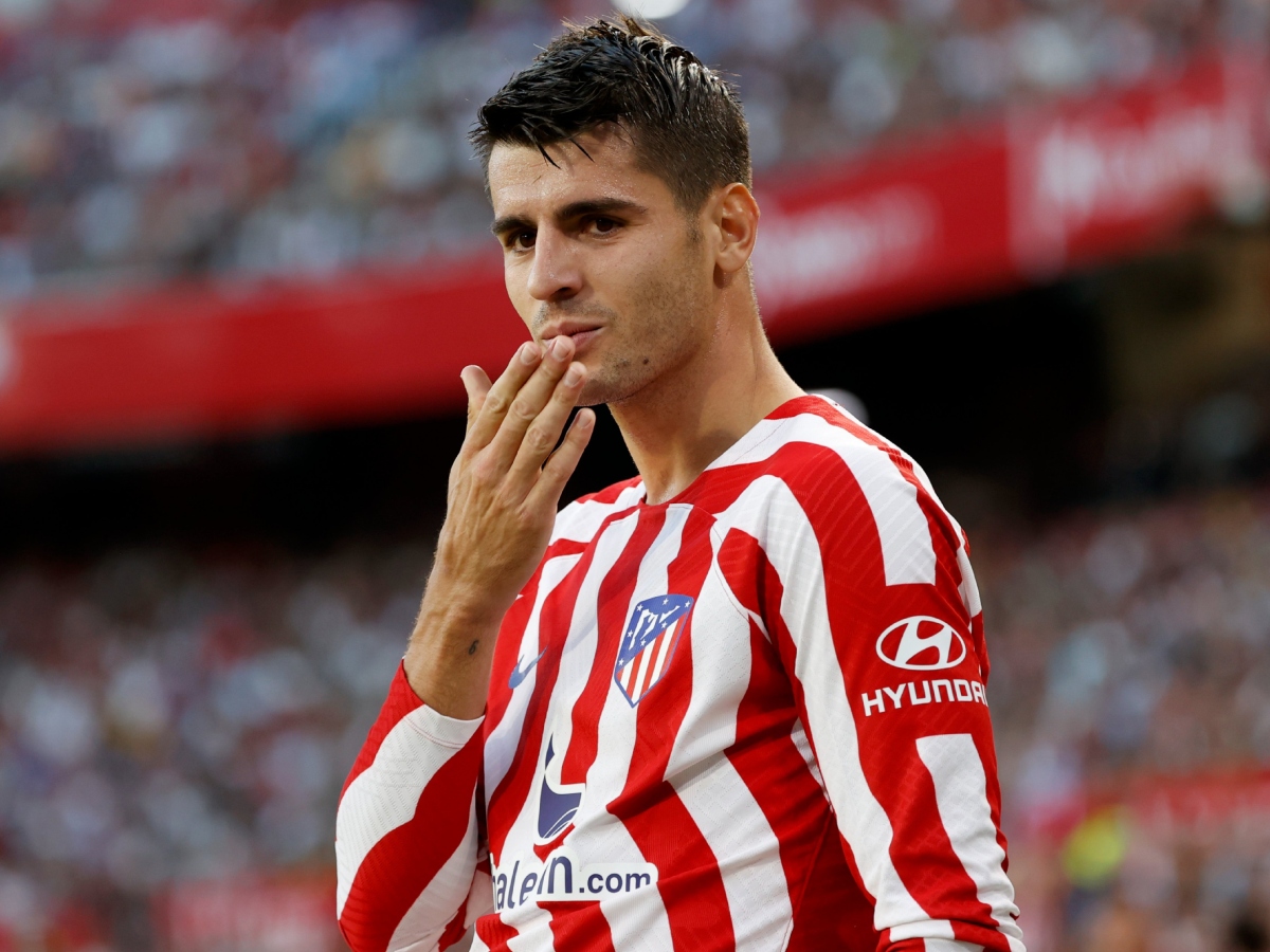 Alvaro Morata teams Atletico Madrid