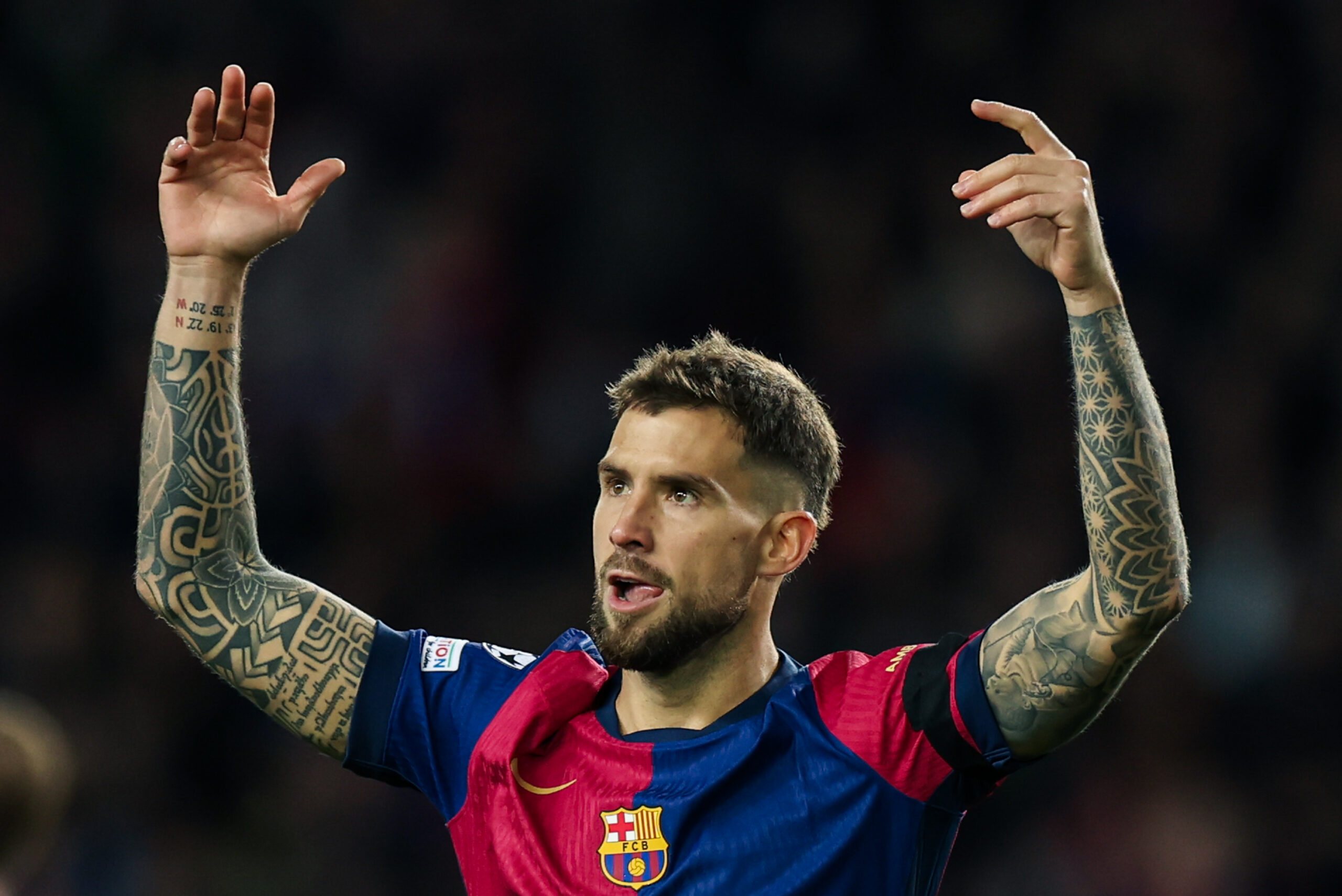 Inigo Martinez for Barcelona against Osasuna