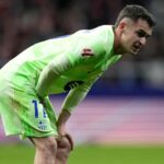 Casado knee injury Barcelona Spain Netherlands