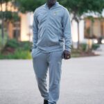 Asamoah Gyan at the Black Stars camp