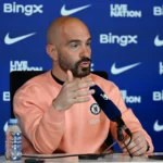 Enzo Maresca in presser