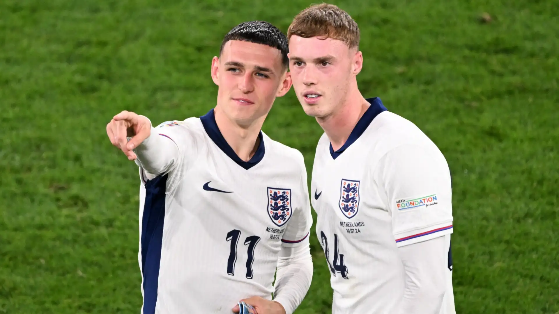 Phil Foden and Cole Palmer for England