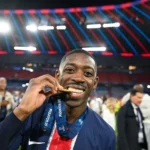 Ousmane Dembele won the UCL win PSG