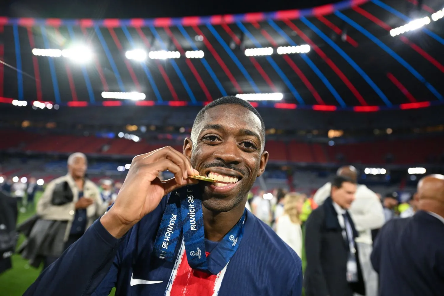 Ousmane Dembele won the UCL win PSG