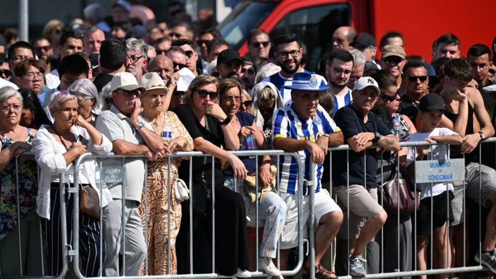 Diogo Jota and Andre Silva's funeral in Portugal