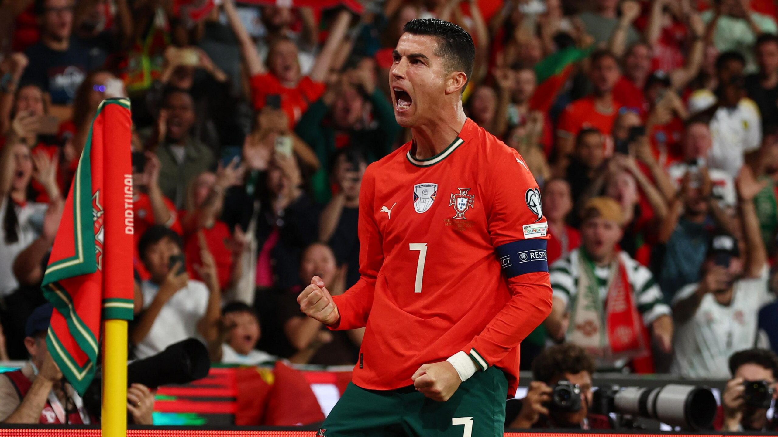 Cristiano Ronaldo unlocks another achievment with a brace against Hungary in the 2026 WC qualifiers