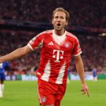 Harry kane for Bayern Munich in the Champions League group phase against Chelsea