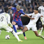Jude belingham and Camavinga in hailed by Xavi Alonso after El Clasico