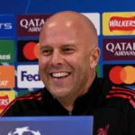 Arne Slot for Liverppool at Real Madrid game