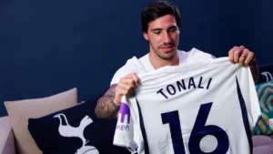 Sandro Tonali shirt number revealed