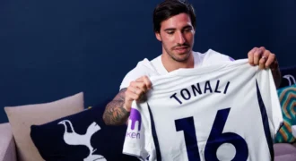 Sandro Tonali shirt number revealed