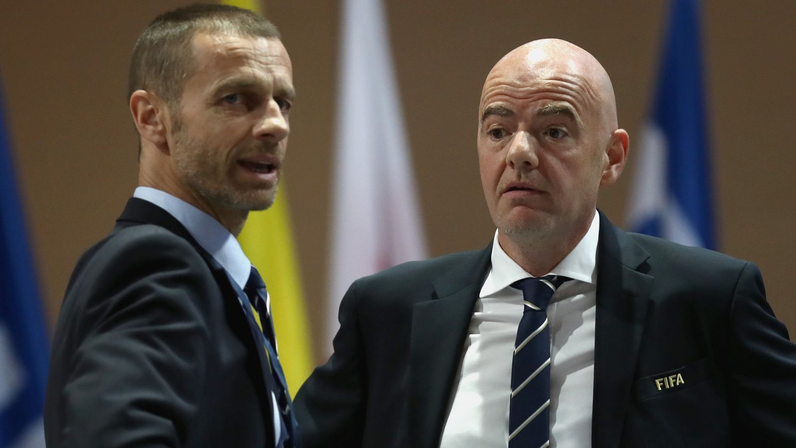 Ceferin and Infantino