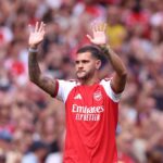 Bruno Guimaraes unveiling at the emirates stadium