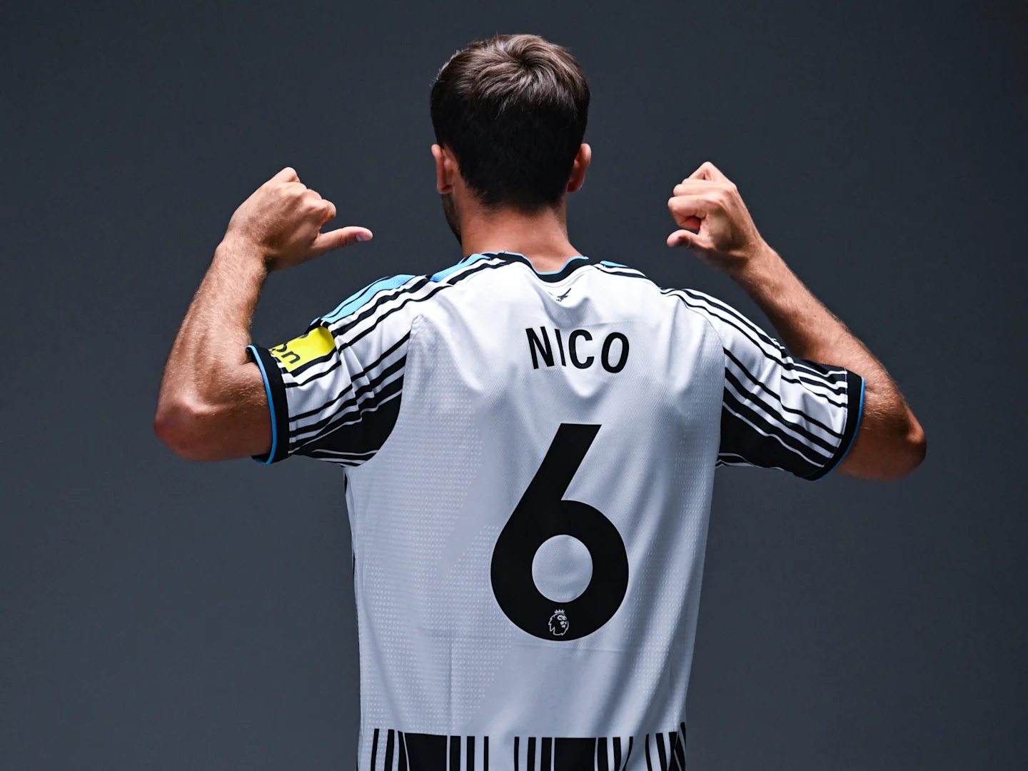 Nico Gonzalez will wear the No. 6 shirt at Newcastle