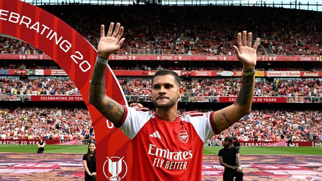 Bruno Guimaraes first appearance as Arsenal player