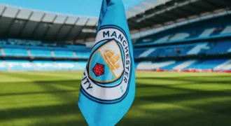 man City flag - City charged with all 115