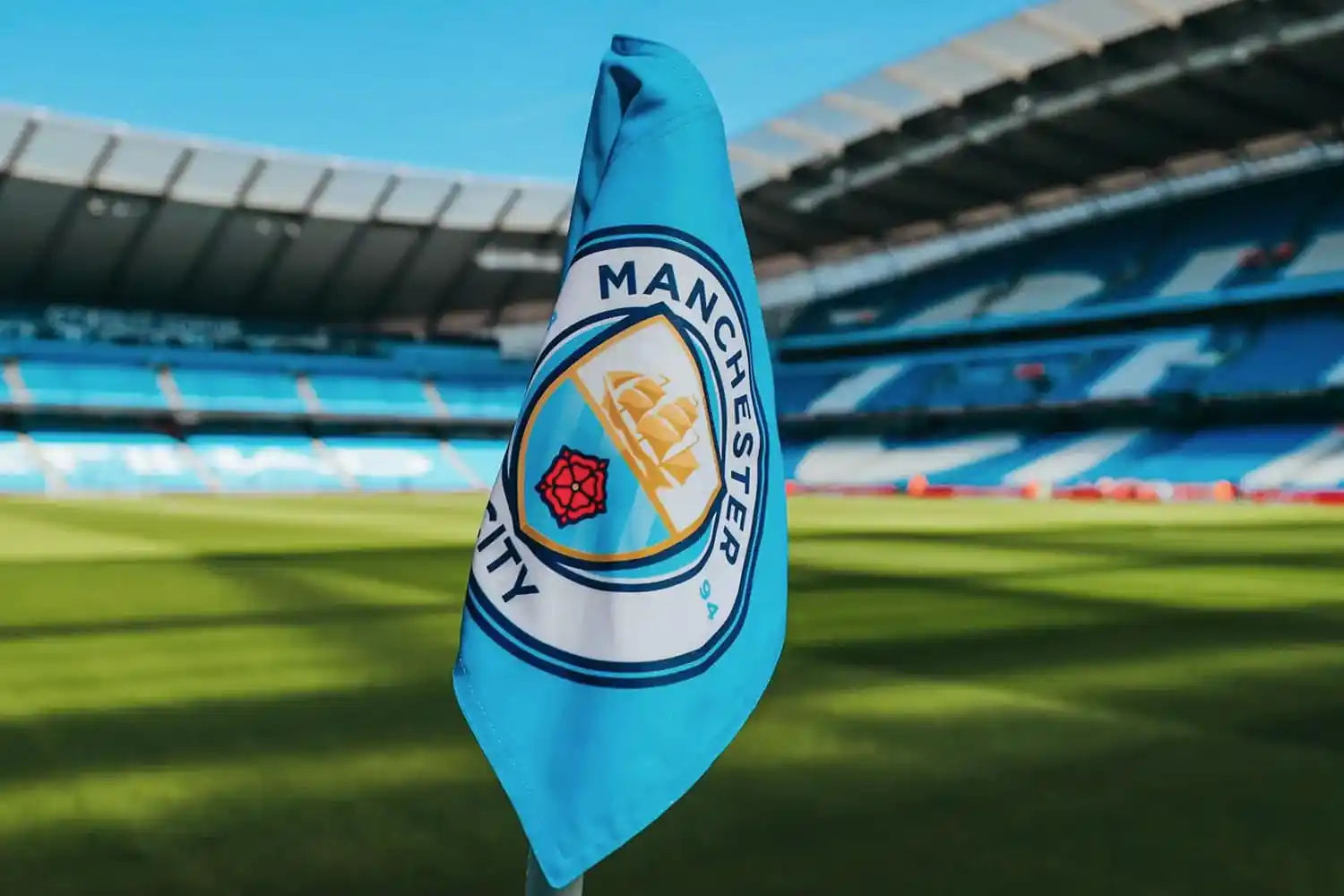 man City flag - City charged with all 115
